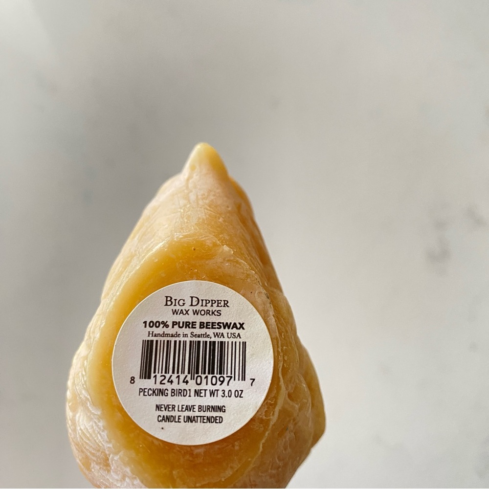 Big Dipper Wax Works Handcrafted Beeswax Candles Birds Pecking - Picture 7 of 9